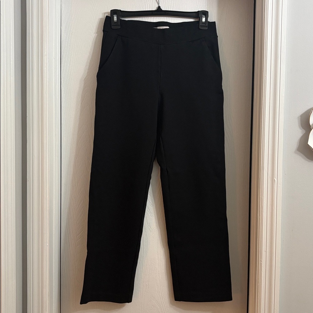 Loft Women’s Black Straight-Leg Pants (pull on)